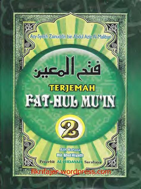 terjemah minhajut thalibin jilid 2 pdf|Fathul Muin .